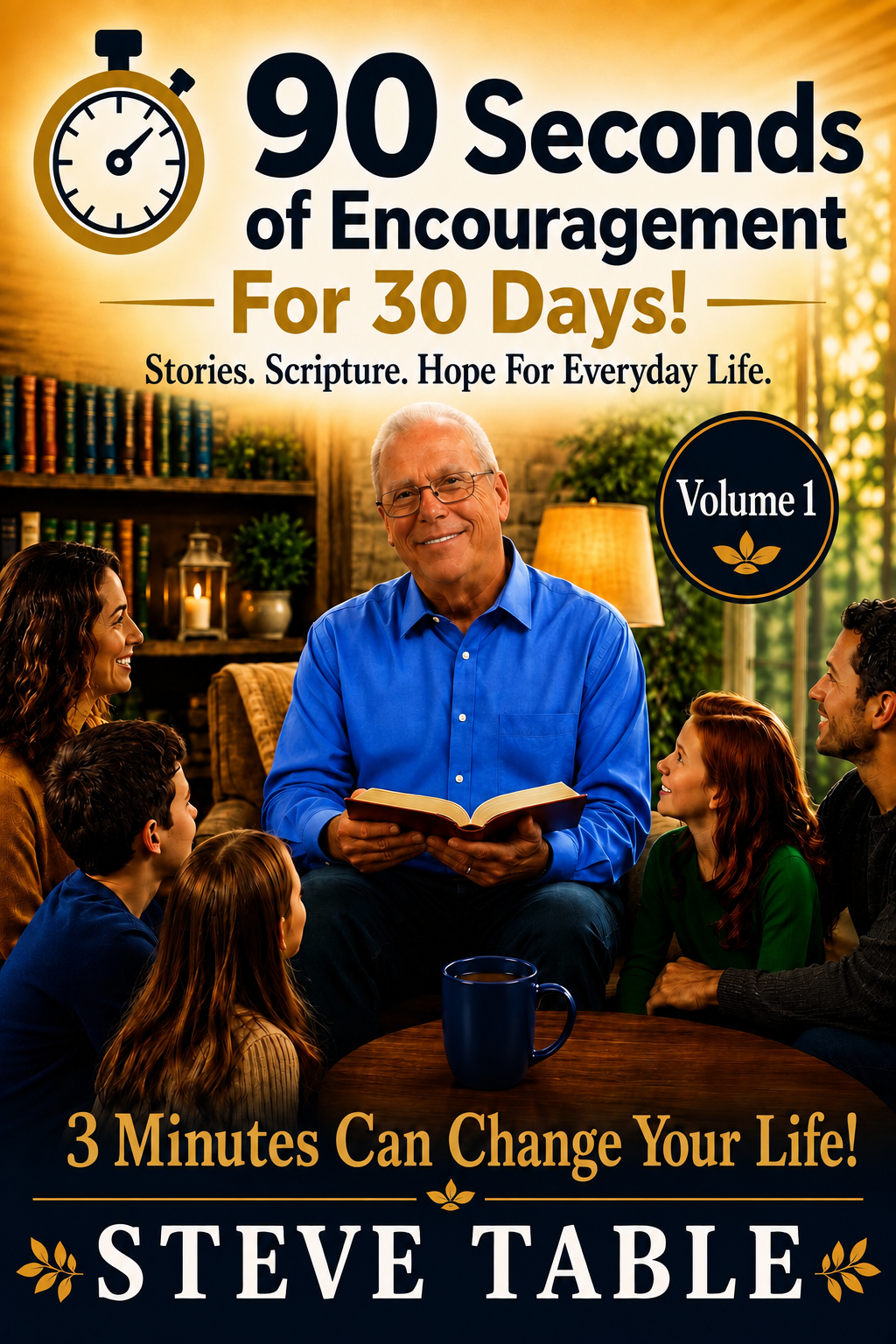 90 Seconds of Encouragement 30-Day Devotional, Volume 1 by Steve Table